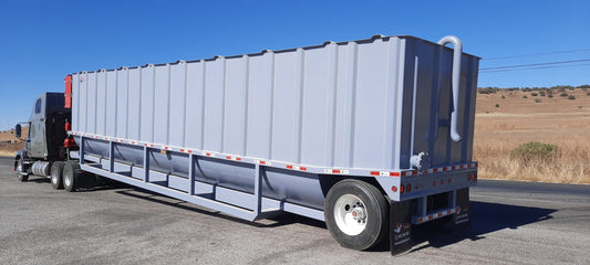 500 BBL Frac Tank Trailer, Side View